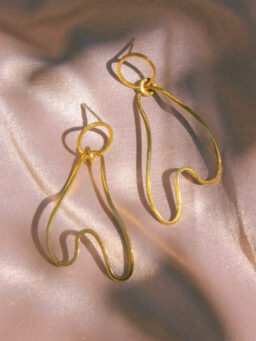 Kolczyki Eterea mosiądz