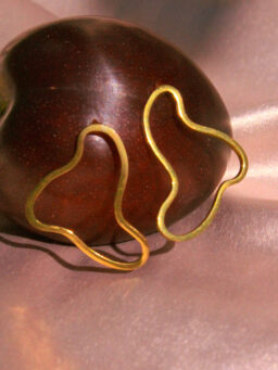 Kolczyki Serena mosiądz