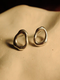 Kolczyki Organic srebro 925